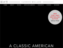 Tablet Screenshot of candicemillard.com